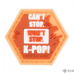 Série Pop culture 5 : Patch "Can't Stop Won't Stop K-Pop" - Evike/Hex Patch