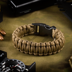 Bracelet Paracorde - Coyote Brown - Invader Gear