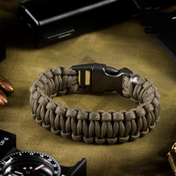 Bracelet Paracorde - Vert - Invader Gear