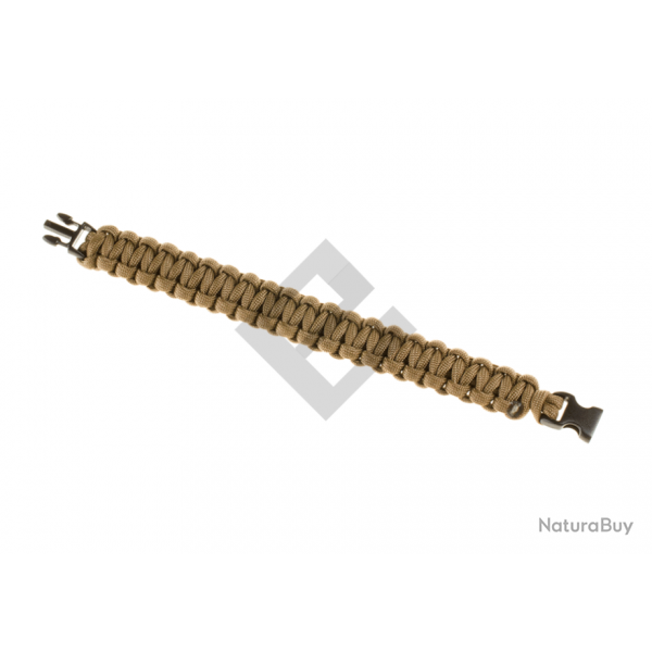 Bracelet Paracorde compact - Coyote Brown - Invader Gear