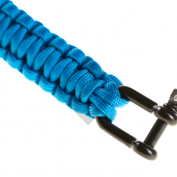 Bracelet Paracorde Shackle - Bleu UN - Invader Gear