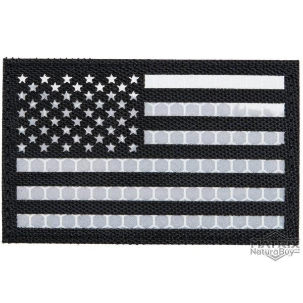 Patch US Reflective - Gauche / Noir - Matrix