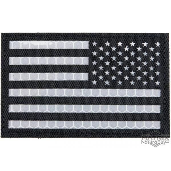 Patch US Reflective - Droite / Noir - Matrix