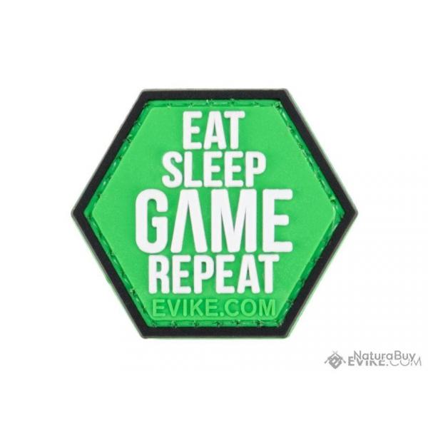 Srie Gamer 5 : Patch "Eat Sleep Game Repeat" - Evike/Hex Patch