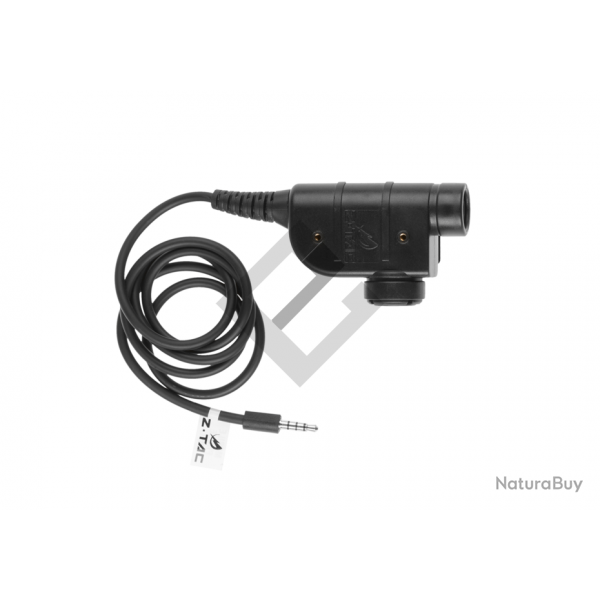 PTT zSLX U94 - Jack 3.5 / Noir - Z-Tactical