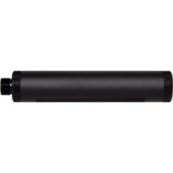 Silencieux avec adaptateur pour GBB pour filetage 12mm CCW - 110x22mm / Aluminium / Noir - ASG