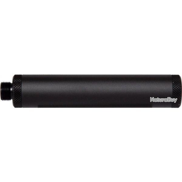 Silencieux avec adaptateur pour GBB pour filetage 12mm CCW - 110x22mm / Aluminium / Noir - ASG