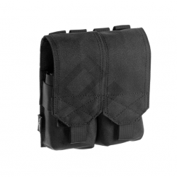 Porte-chargeur X2 double pour chargeur STANAG 5,56 - Noir - Invader Gear