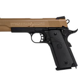 Colt 1911 Combat GBB - Dark Earth & Noir - Cybergun