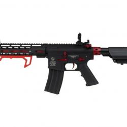 Colt M4 Hornet "Red Fox" Édition AEG avec Mosfet - Noir & Rouge - Cybergun