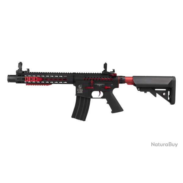 Colt M4 Blast "Red Fox" dition AEG avec Mosfet - Noir & Rouge - Cybergun