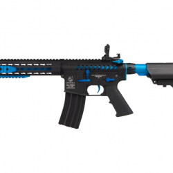 Colt M4 Blast "Blue Fox" Édition AEG avec Mosfet - Noir & Bleu - Cybergun