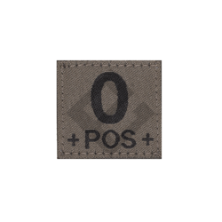 Patch groupe sanguin O Pos - RAL7013 - Clawgear