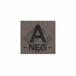 Patch groupe sanguin A Neg - RAL7013 - Clawgear