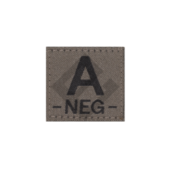 Patch groupe sanguin A Neg - RAL7013 - Clawgear