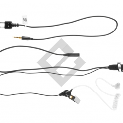 Headset oreillette style FBI - ICOM - Noir - FMA