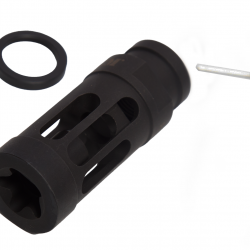 Compensateur type BCM - 14mm CCW / Acier / Noir - Angry Gun