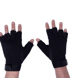 Gants Half finger - Noir - Invader Gear