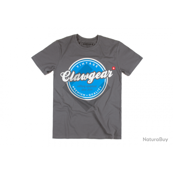 T-Shirt vintage - Taille S / Gris - Clawgear