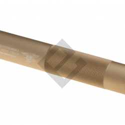 Silencieux Navy SEALs pour filetage 14mm CW/CCW -  198x35mm / Aluminium / Desert - FMA