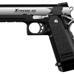 Hi-Capa XTreme .45 GBB - Stainless & Noir - Tokyo Marui