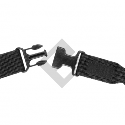 Boucle de sangle avec clip - Noir - Clawgear