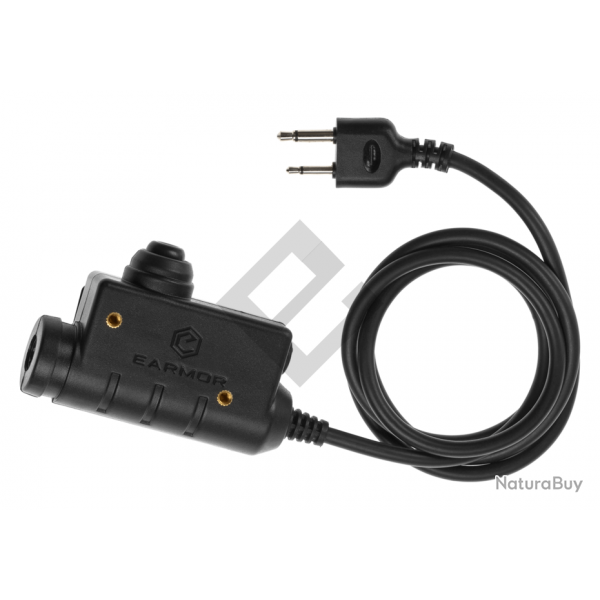 PTT M51 - ICOM / Noir - Earmor