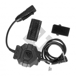 PTT double sans fil - Yaesu / Noir - Z-Tactical