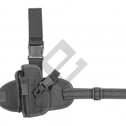 Holster de cuisse universel pour gaucher - Wolf Grey - Invader Gear
