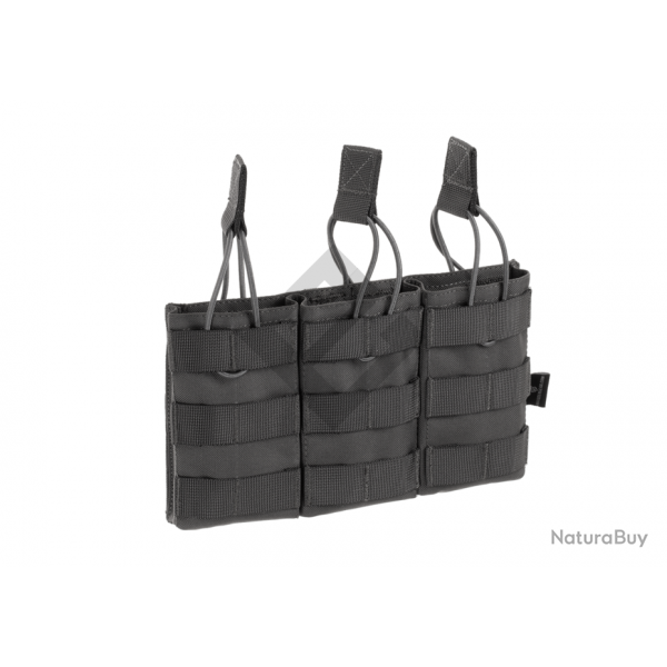 Porte-chargeur Triple Direct Action pour 5,56 - Wolf Grey - Invader Gear