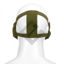 Masque grillagé Stalker "Tête de mort" - Olive - Invader Gear