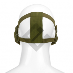 Masque grillagé Stalker "Tête de mort" - Olive - Invader Gear