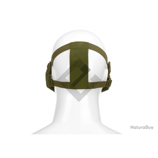Masque grillag Stalker "Tte de mort" - Olive - Invader Gear