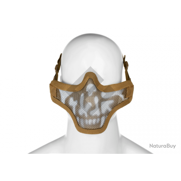 Masque grillag Stalker "Tte de mort" - Tan - Invader Gear