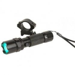 Lampe rechargeable avec anneau de montage et câble USB - Lumière verte - Swiss Arms