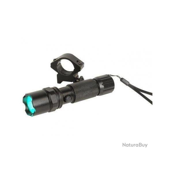 Lampe rechargeable avec anneau de montage et cble USB - Lumire verte - Swiss Arms