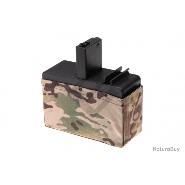 Chargeur Drum 2500 BBs pour CM16 AEG - Noir - G&G