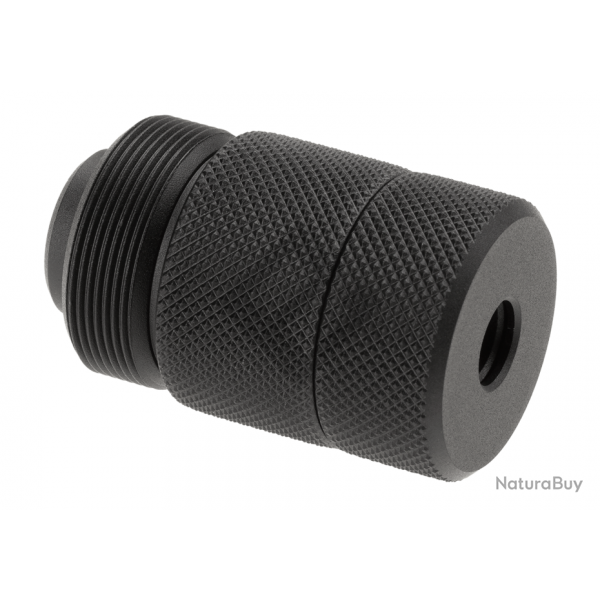 Adaptateur silencieux type A pour T10 pour filetage 14mm CCW - Mtal / Noir - AAC