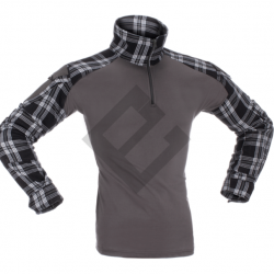 Combat shirt flanelle Noir Invader Gear