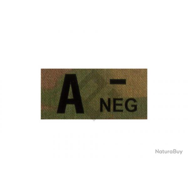 Patch groupe sanguin A Neg - Multicam IR - Clawgear