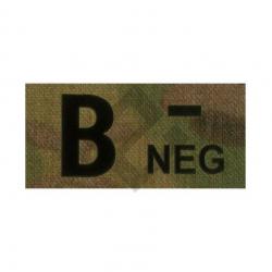 Patch groupe sanguin B Neg - IR Multicam - Clawgear