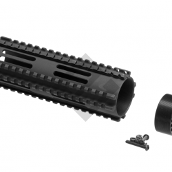Garde-main 7" Dragon Fire pour M4 AEG - Aluminium / Noir - Madbull