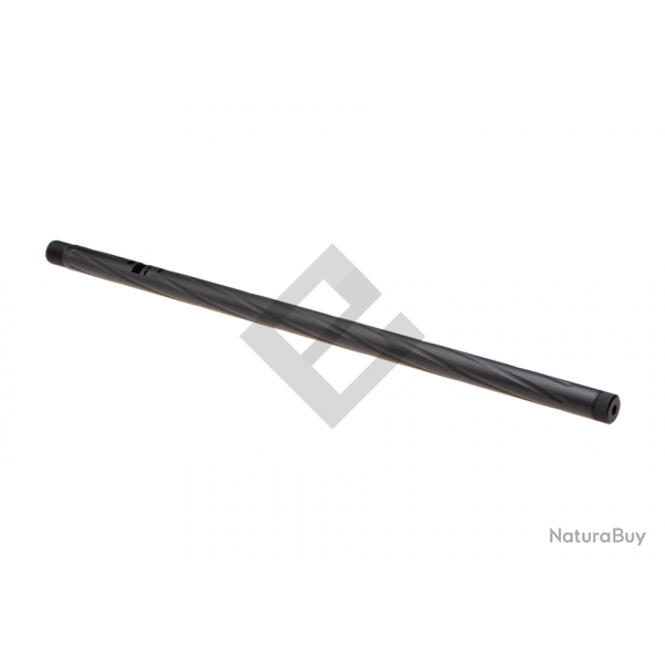 Canon externe Twisted avec mag catch pour L96 - 14mm CCW / Aluminium / Noir - Action Army