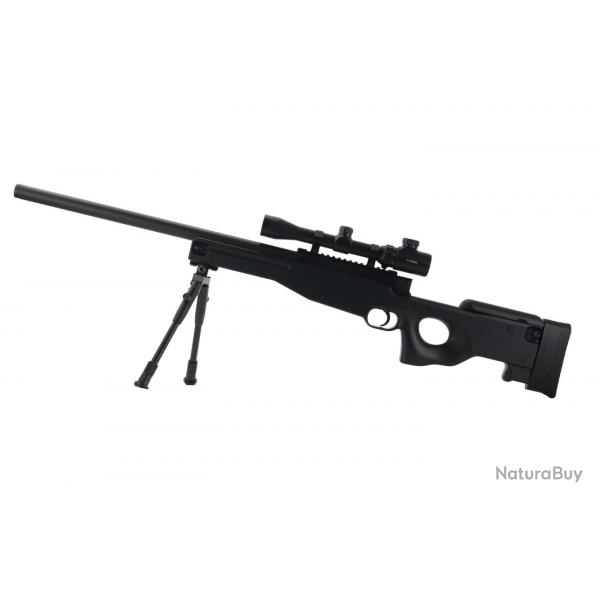 M59P (L96) Spring avec lunette & bipied - Noir - Double Eagle