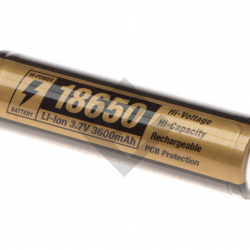 Batterie rechargeable Li-Ion 18650 3,7V 3600mAh - Clawgear