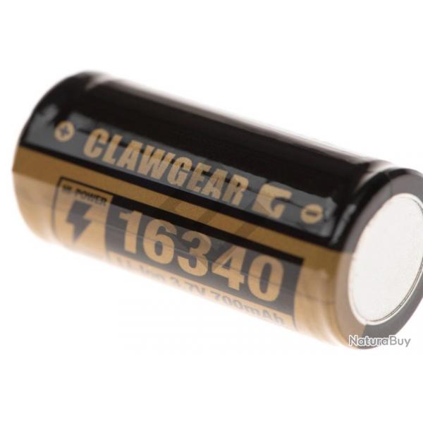 Batterie rechargeable Li-Ion 16340 3,7V 700mAh - Clawgear