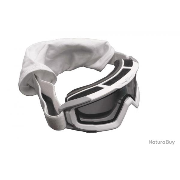 Masque de protection & cagoule Snowhawk Basic Kit (4-0102-0011) - Blanc & Verre Clair - Revision