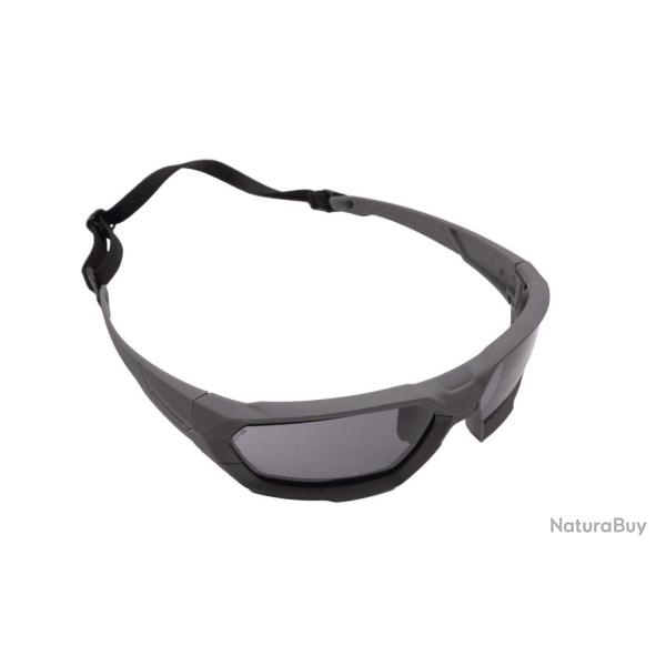 Lunettes balistiques Shadowstrike Essential Kit - Gris & Verres Clairs + Fums - Revision