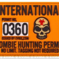 Patch Zombie Hunting Permit - Evike