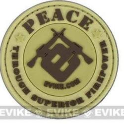 Patch PVC Evike Peace - Tan - Evike